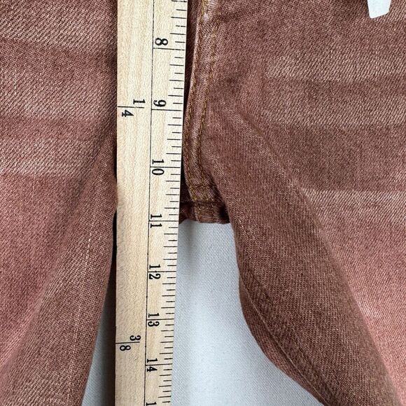 Pilcro Anthropologie Jeans Womens 26 Brown Straight Ankle‎ Ripped Denim NWT - Picture 15 of 16